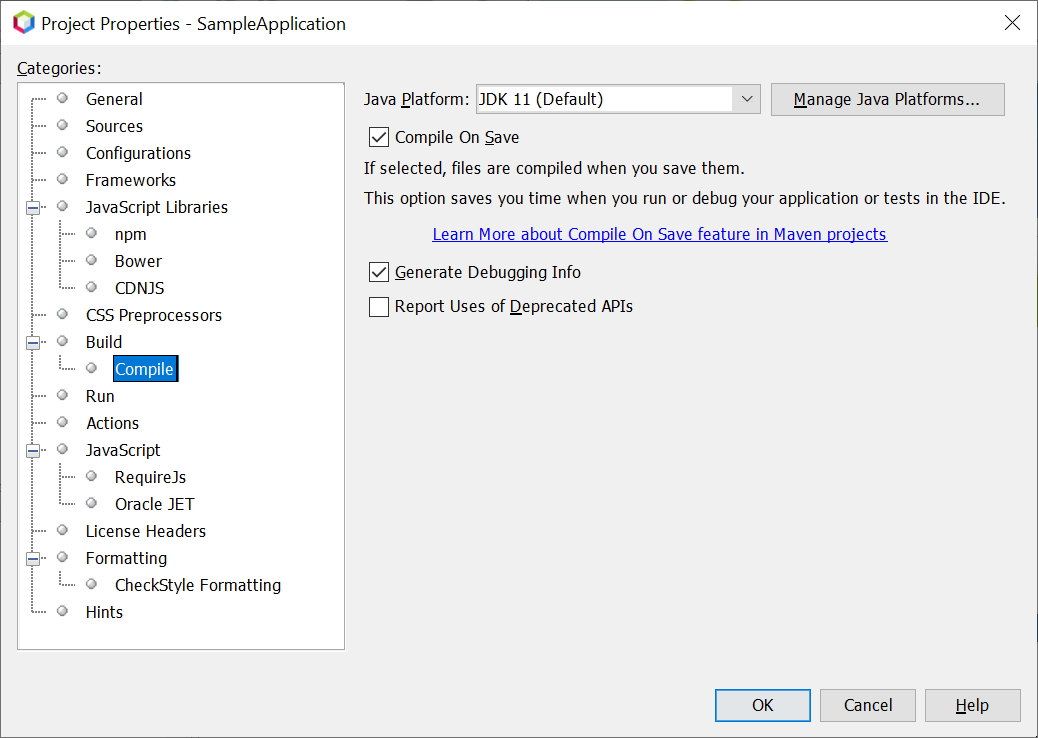 Compile-on-save