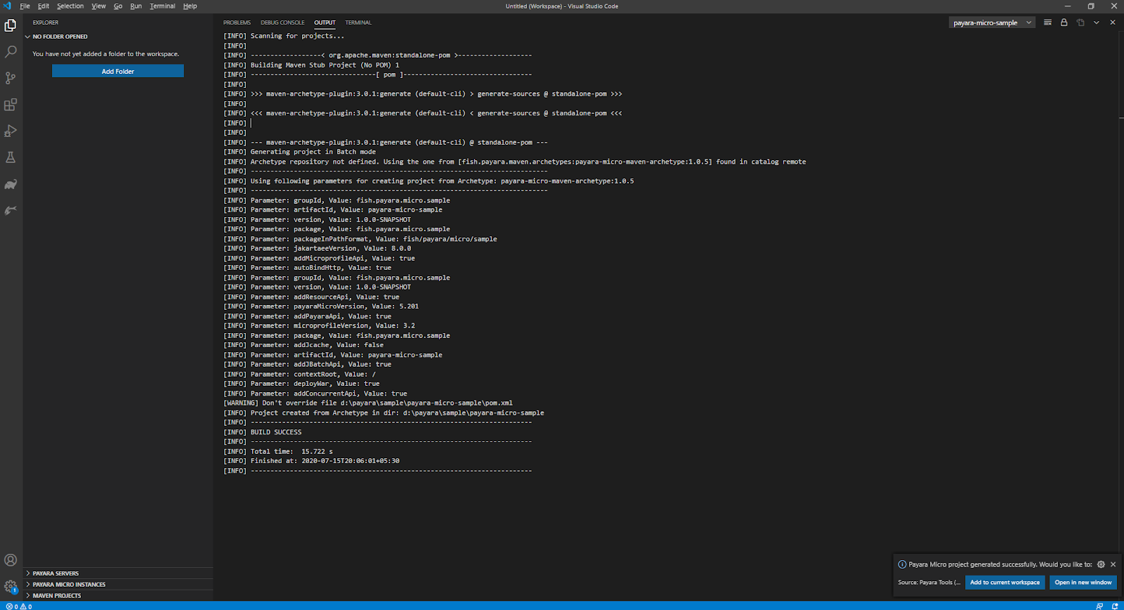 srcmainjava and srcmainwebapp folder