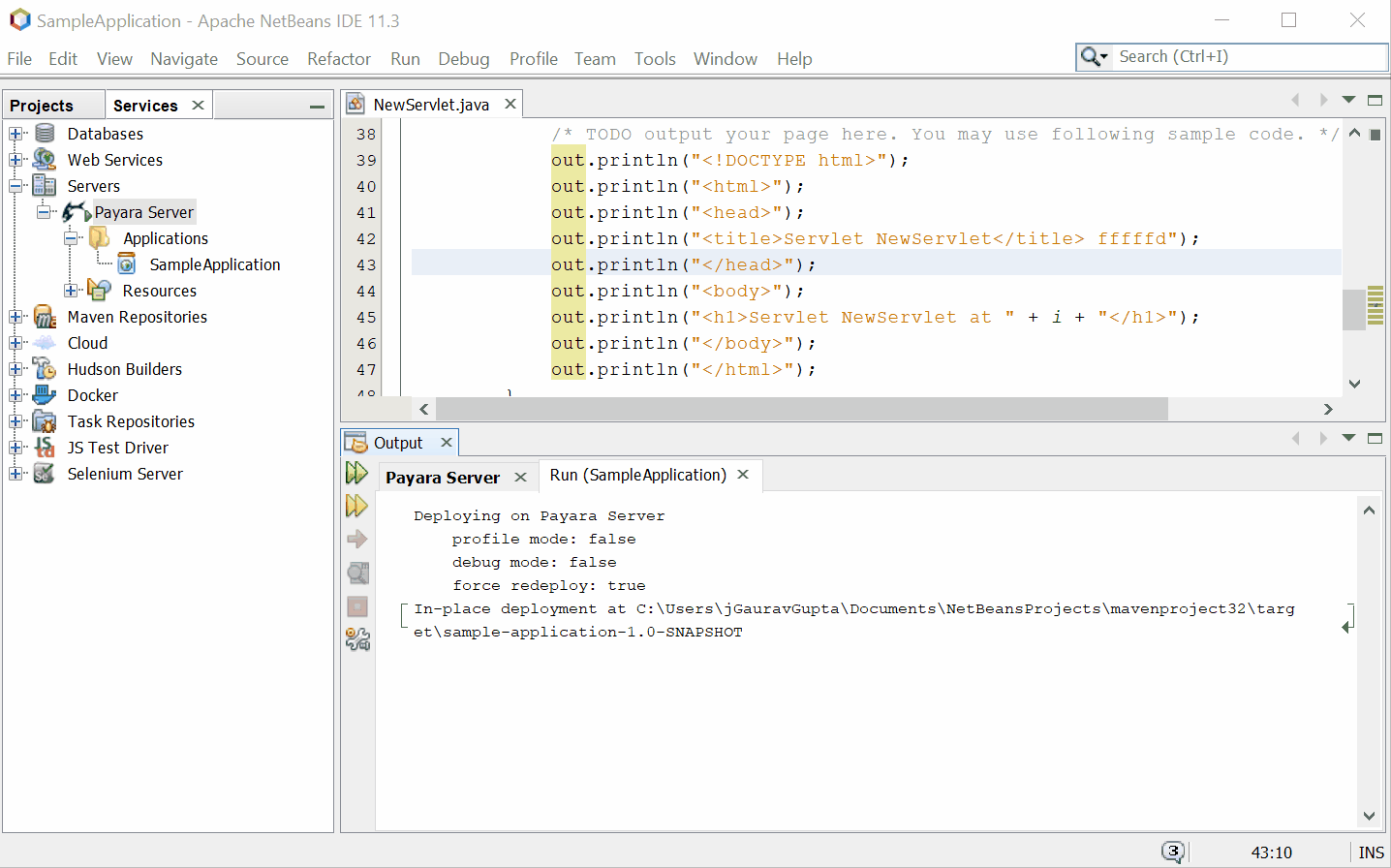 Payara-Server-HotDeploy
