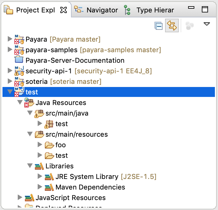 plugin-project-explorer